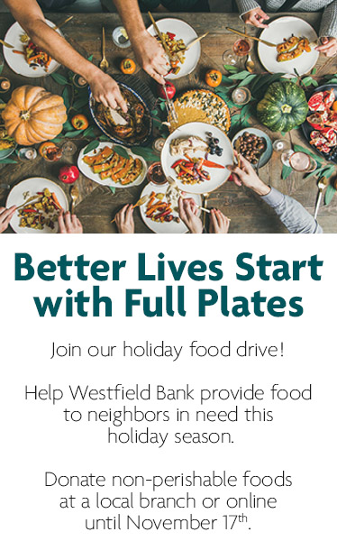 Food Drive at Westfield Bank